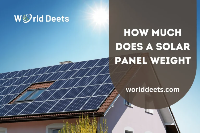 How much does a solar panel weight | Understanding the Basics